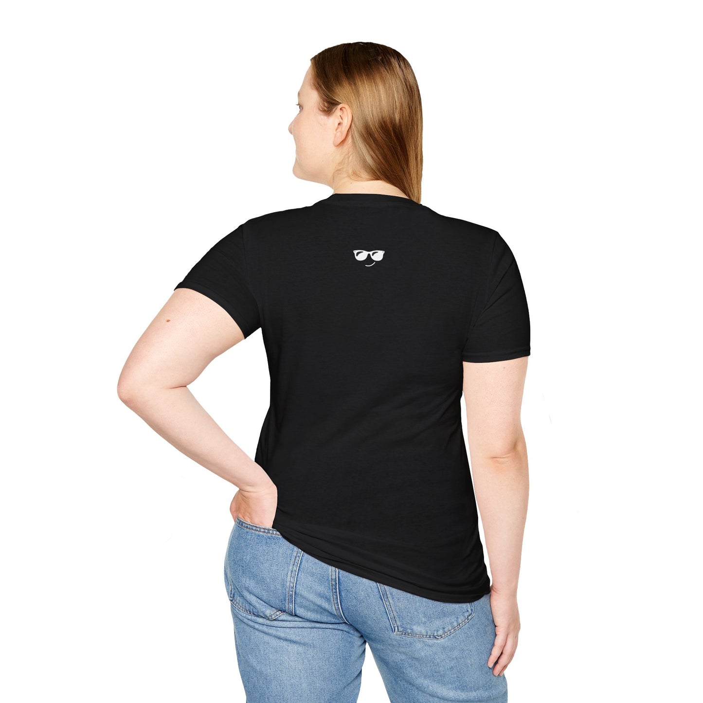 "This is my out of office face" Premium unisex softstyle T-Shirt