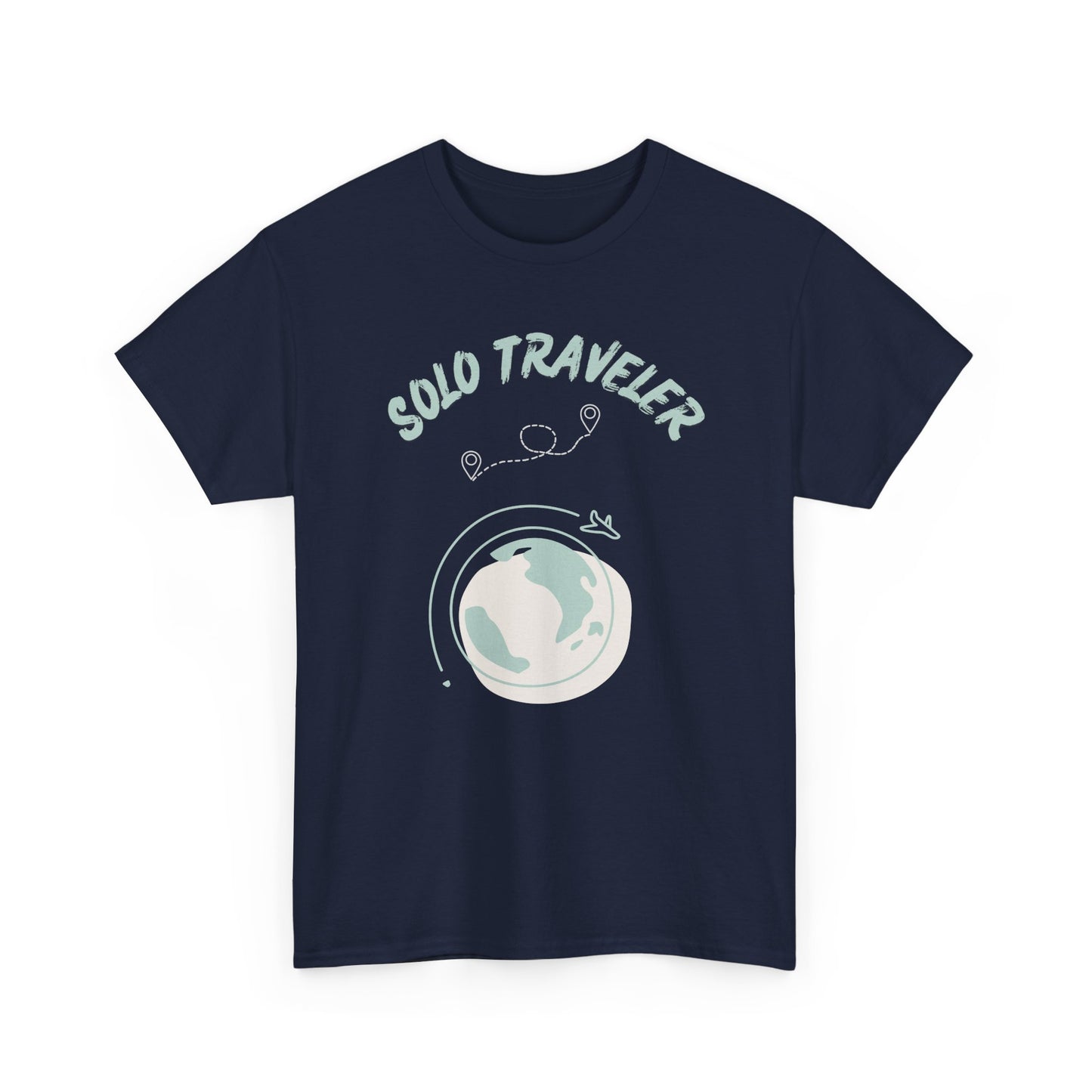 "Solo Traveler" unisex heavy cotton T-shirt