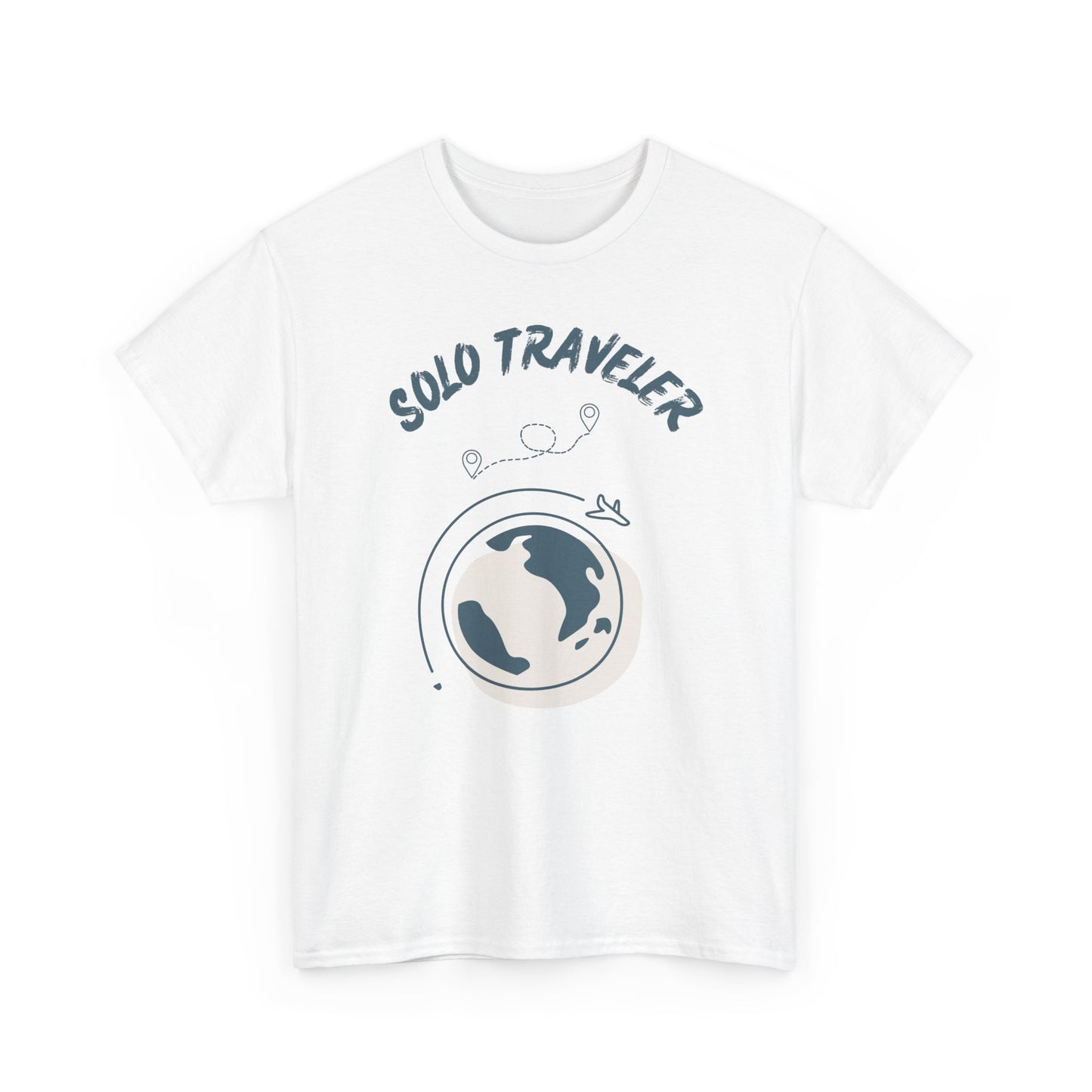 "Solo Traveler" unisex heavy cotton T-shirt