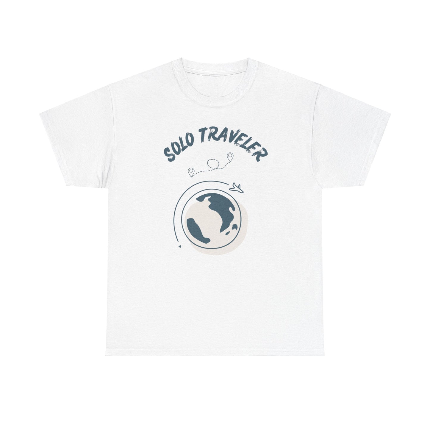 "Solo Traveler" unisex heavy cotton T-shirt