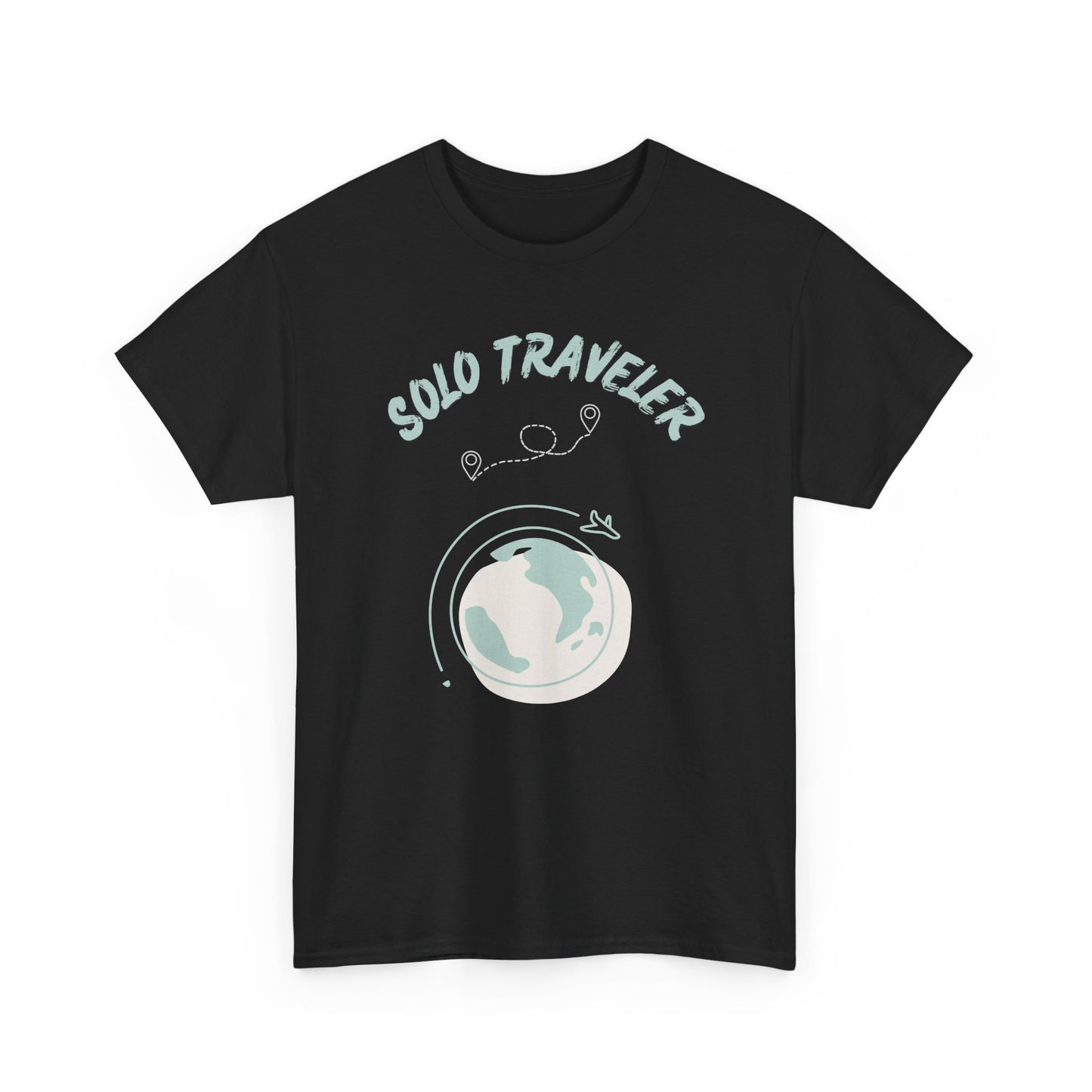 "Solo Traveler" unisex heavy cotton T-shirt