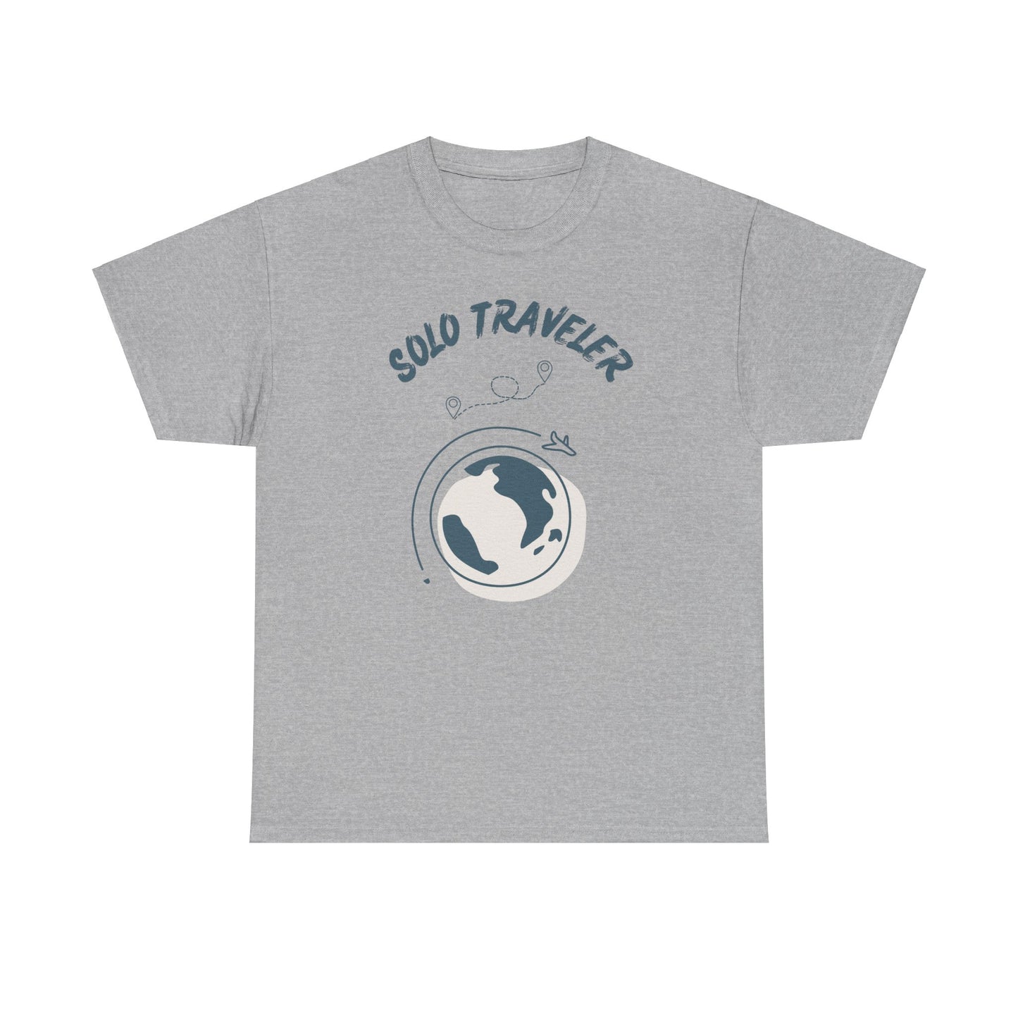 "Solo Traveler" unisex heavy cotton T-shirt