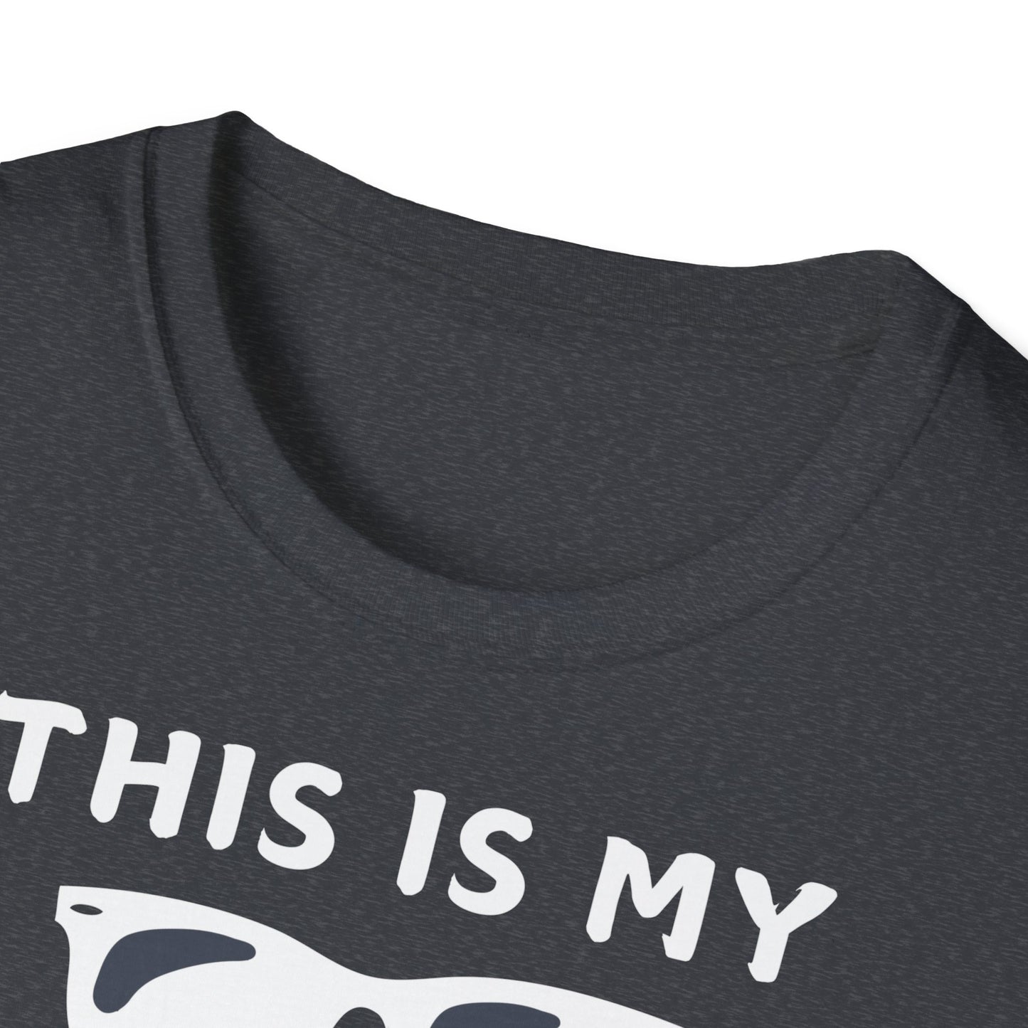 "This is my out of office face" Premium unisex softstyle T-Shirt