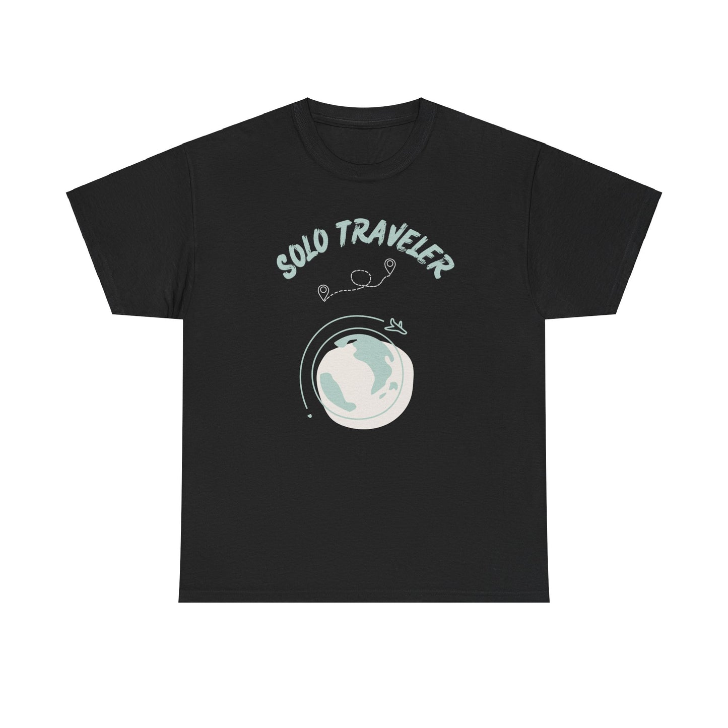 "Solo Traveler" unisex heavy cotton T-shirt