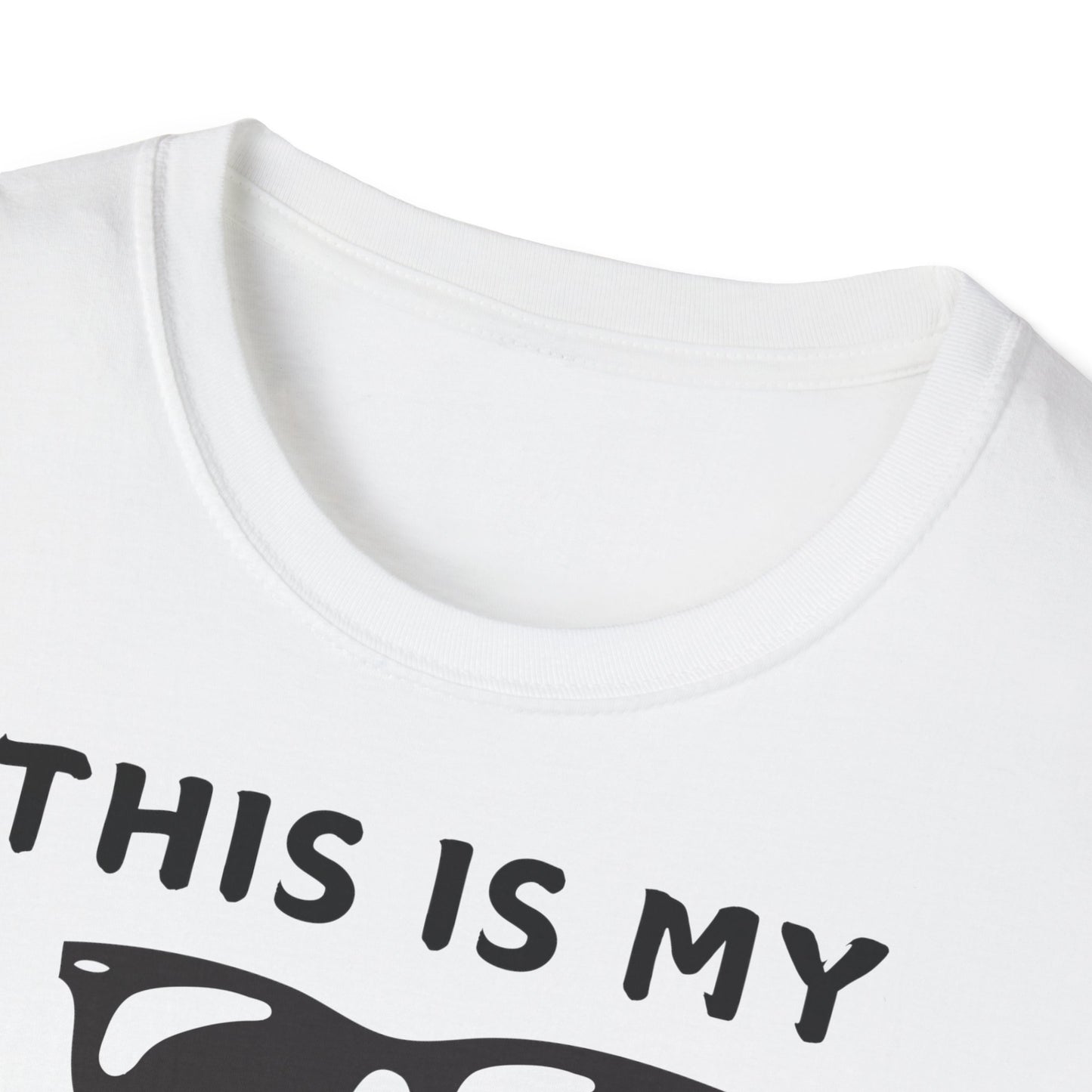 "This is my out of office face" Premium unisex softstyle T-Shirt