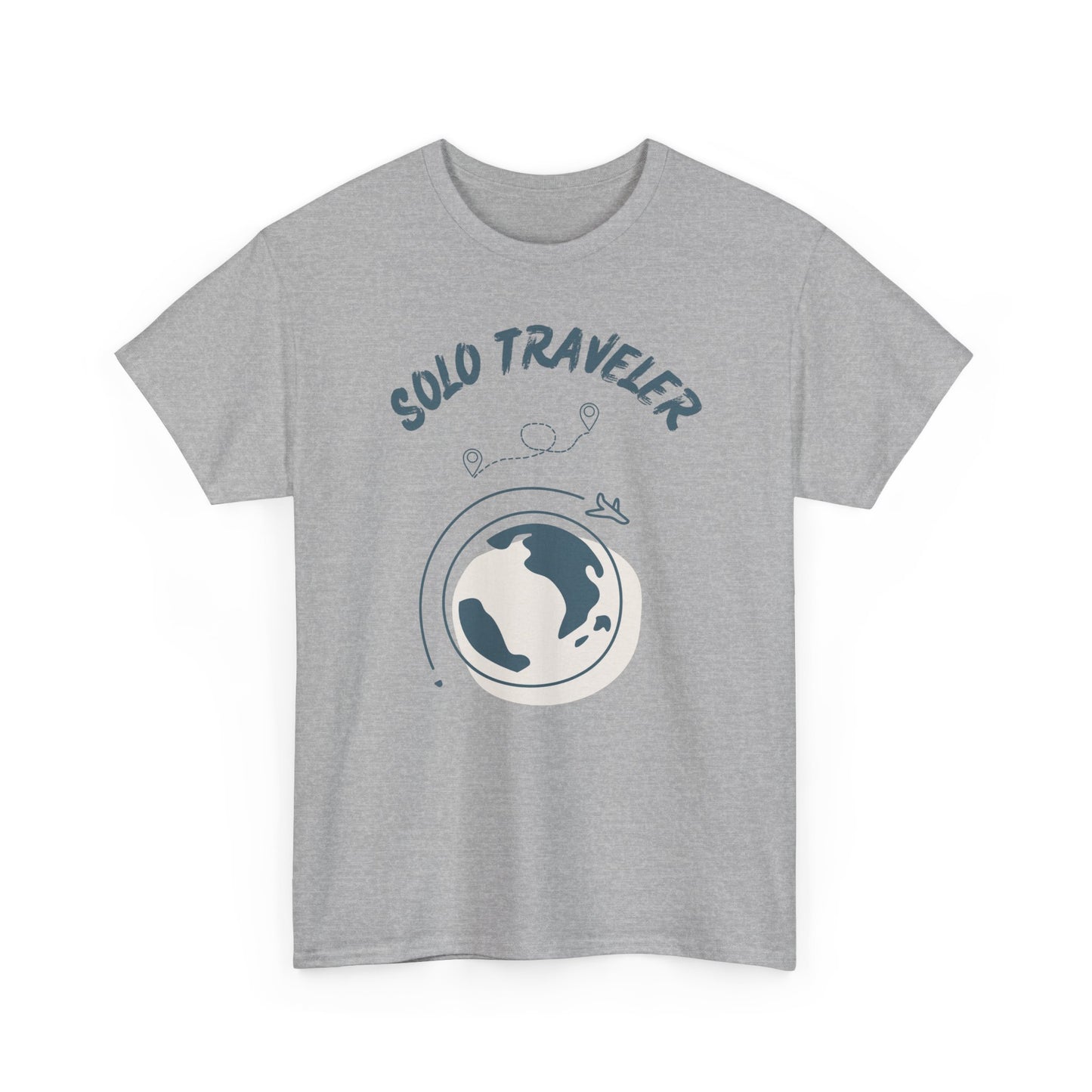 "Solo Traveler" unisex heavy cotton T-shirt