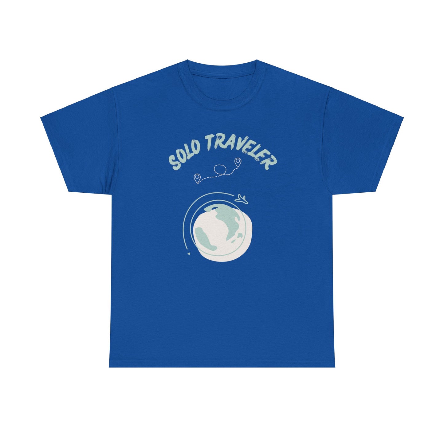 "Solo Traveler" unisex heavy cotton T-shirt