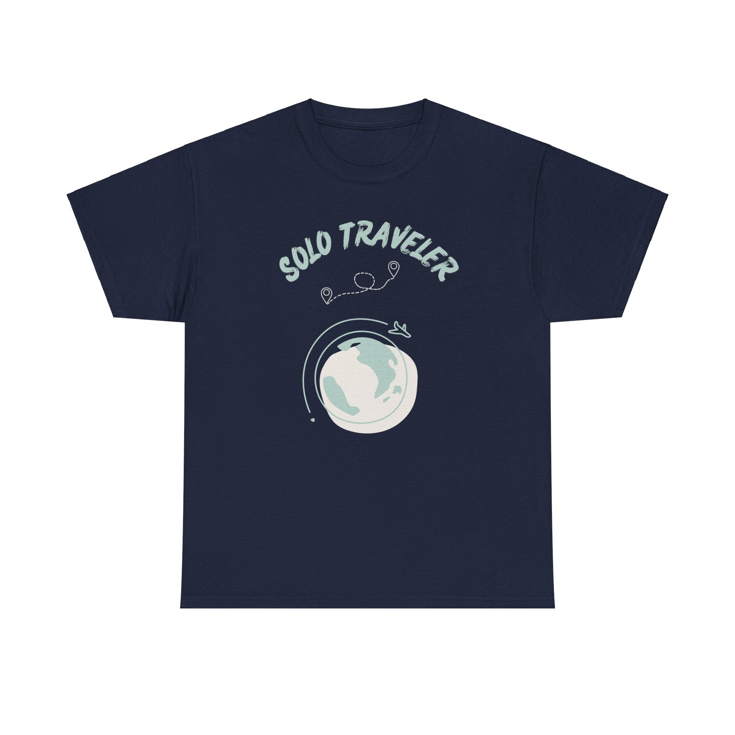 "Solo Traveler" unisex heavy cotton T-shirt