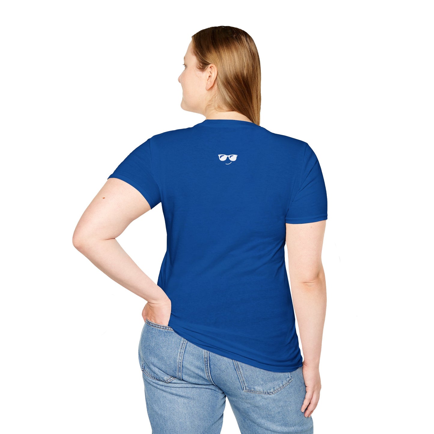 "This is my out of office face"  Premium unisex softstyle T-Shirt